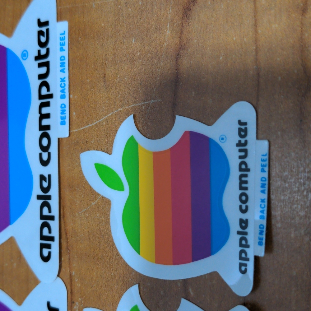 Vintage Apple Computer Stickers - Picture 6 of 7
